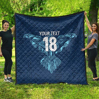 Custom Derbyshire Cricket Spirit Quilt Derbyshire Falcons Sporty Style - Wonder Print Shop
