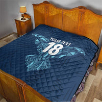 Custom Derbyshire Cricket Spirit Quilt Derbyshire Falcons Sporty Style - Wonder Print Shop