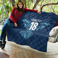 Custom Derbyshire Cricket Spirit Quilt Derbyshire Falcons Sporty Style - Wonder Print Shop