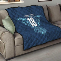 Custom Derbyshire Cricket Spirit Quilt Derbyshire Falcons Sporty Style - Wonder Print Shop