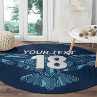 Custom Derbyshire Cricket Spirit Round Carpet Derbyshire Falcons Sporty Style - Wonder Print Shop