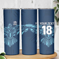 Custom Derbyshire Cricket Spirit Skinny Tumbler Derbyshire Falcons Sporty Style - Wonder Print Shop