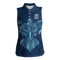 Custom Derbyshire Cricket Spirit Women Sleeveless Polo Shirt Derbyshire Falcons Sporty Style - Wonder Print Shop