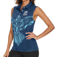 Custom Derbyshire Cricket Spirit Women Sleeveless Polo Shirt Derbyshire Falcons Sporty Style - Wonder Print Shop