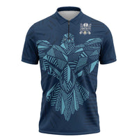 Custom Derbyshire Cricket Spirit Zipper Polo Shirt Derbyshire Falcons Sporty Style - Wonder Print Shop