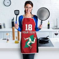 Custom Isle of Man Cricket Apron Quocunque Jeceris Stabit - Wonder Print Shop
