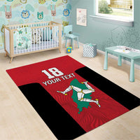 Custom Isle of Man Cricket Area Rug Quocunque Jeceris Stabit - Wonder Print Shop