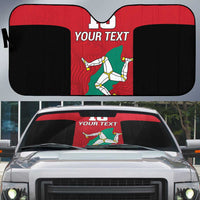 Custom Isle of Man Cricket Auto Sun Shade Quocunque Jeceris Stabit - Wonder Print Shop