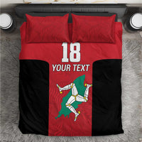 Custom Isle of Man Cricket Bedding Set Quocunque Jeceris Stabit - Wonder Print Shop