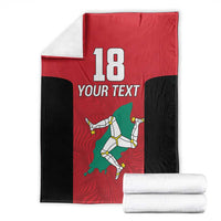 Custom Isle of Man Cricket Blanket Quocunque Jeceris Stabit - Wonder Print Shop
