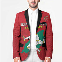 Custom Isle of Man Cricket Blazer Quocunque Jeceris Stabit - Wonder Print Shop