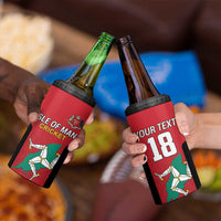 Custom Isle of Man Cricket 4 in 1 Can Cooler Tumbler Quocunque Jeceris Stabit - Wonder Print Shop