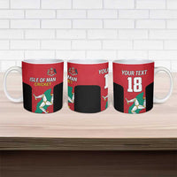 Custom Isle of Man Cricket Ceramic Mug Quocunque Jeceris Stabit - Wonder Print Shop