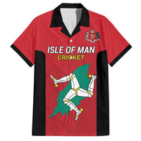 Custom Isle of Man Cricket Family Matching Short Sleeve Bodycon Dress and Hawaiian Shirt Quocunque Jeceris Stabit - Wonder Print Shop