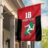 Custom Isle of Man Cricket Garden Flag Quocunque Jeceris Stabit - Wonder Print Shop