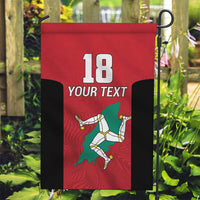 Custom Isle of Man Cricket Garden Flag Quocunque Jeceris Stabit - Wonder Print Shop