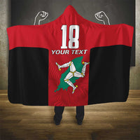 Custom Isle of Man Cricket Hooded Blanket Quocunque Jeceris Stabit - Wonder Print Shop