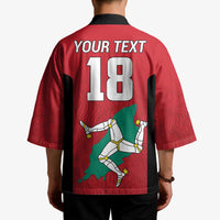 Custom Isle of Man Cricket Kimono Quocunque Jeceris Stabit - Wonder Print Shop
