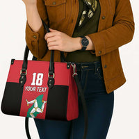 Custom Isle of Man Cricket Leather Bag Quocunque Jeceris Stabit - Wonder Print Shop