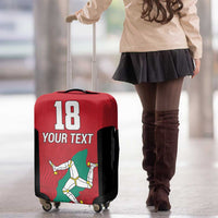 Custom Isle of Man Cricket Luggage Cover Quocunque Jeceris Stabit - Wonder Print Shop