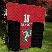 Custom Isle of Man Cricket Quilt Quocunque Jeceris Stabit - Wonder Print Shop