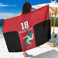 Custom Isle of Man Cricket Sarong Quocunque Jeceris Stabit - Wonder Print Shop