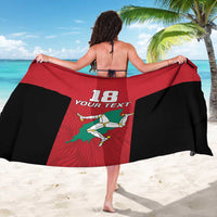 Custom Isle of Man Cricket Sarong Quocunque Jeceris Stabit - Wonder Print Shop