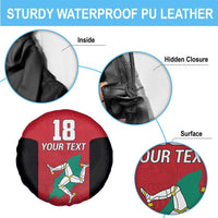 Custom Isle of Man Cricket Spare Tire Cover Quocunque Jeceris Stabit - Wonder Print Shop