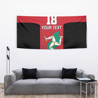 Custom Isle of Man Cricket Tapestry Quocunque Jeceris Stabit - Wonder Print Shop