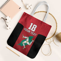 Custom Isle of Man Cricket Tote Bag Quocunque Jeceris Stabit - Wonder Print Shop