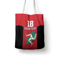 Custom Isle of Man Cricket Tote Bag Quocunque Jeceris Stabit - Wonder Print Shop