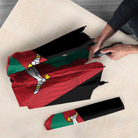 Custom Isle of Man Cricket Umbrella Quocunque Jeceris Stabit - Wonder Print Shop