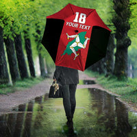 Custom Isle of Man Cricket Umbrella Quocunque Jeceris Stabit - Wonder Print Shop