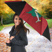 Custom Isle of Man Cricket Umbrella Quocunque Jeceris Stabit - Wonder Print Shop
