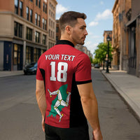 Custom Isle of Man Cricket Zipper Polo Shirt Quocunque Jeceris Stabit - Wonder Print Shop