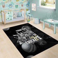 Personalized Isle of Man Cricket Area Rug Go Champion - Wonder Print Shop
