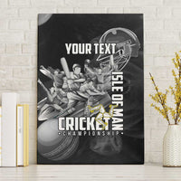 Personalized Isle of Man Cricket Canvas Wall Art Go Champion - Wonder Print Shop
