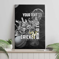 Personalized Isle of Man Cricket Canvas Wall Art Go Champion - Wonder Print Shop