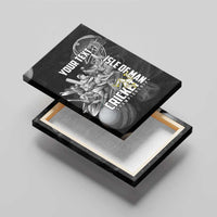 Personalized Isle of Man Cricket Canvas Wall Art Go Champion - Wonder Print Shop