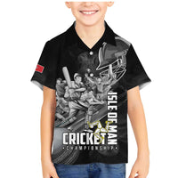 Personalized Isle of Man Cricket Family Matching Mermaid Dress and Hawaiian Shirt Go Champion - Wonder Print Shop