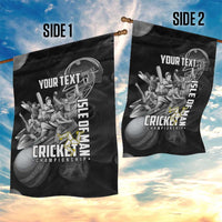Personalized Isle of Man Cricket Garden Flag Go Champion - Wonder Print Shop