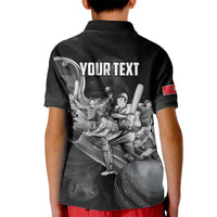 Personalized Isle of Man Cricket Kid Polo Shirt Go Champion - Wonder Print Shop