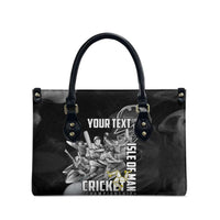 Personalized Isle of Man Cricket Leather Bag Go Champion - Wonder Print Shop