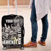 Personalized Isle of Man Cricket Luggage Cover Go Champion - Wonder Print Shop