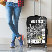 Personalized Isle of Man Cricket Luggage Cover Go Champion - Wonder Print Shop