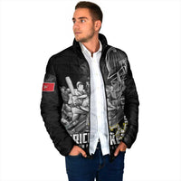 Personalized Isle of Man Cricket Padded Jacket Go Champion - Wonder Print Shop