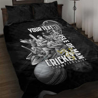 Personalized Isle of Man Cricket Quilt Bed Set Go Champion - Wonder Print Shop
