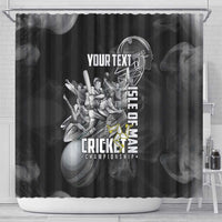 Personalized Isle of Man Cricket Shower Curtain Go Champion - Wonder Print Shop