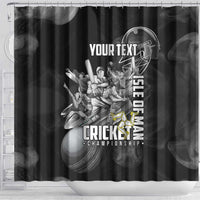 Personalized Isle of Man Cricket Shower Curtain Go Champion - Wonder Print Shop
