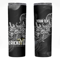 Personalized Isle of Man Cricket Skinny Tumbler Go Champion - Wonder Print Shop